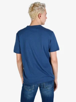 Guy T-shirt da uomo in cotone con bottoni sullo scollo