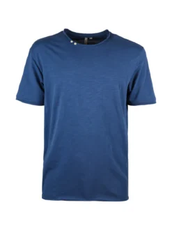 Guy T-shirt da uomo in cotone con bottoni sullo scollo