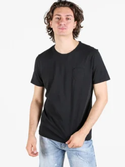 Guy T-shirt da uomo in cotone con taschino