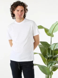 Guy T-shirt girocollo da uomo in cotone - bianco