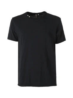 Guy T-shirt girocollo da uomo in cotone - nero