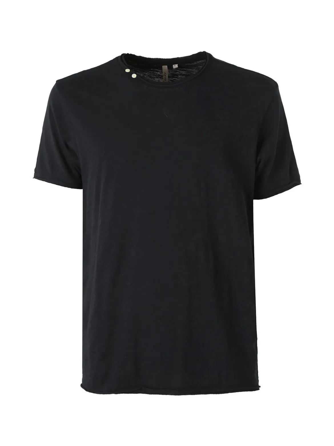 Guy T-shirt girocollo da uomo in cotone - nero