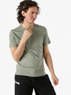 Guy T-shirt girocollo da uomo in cotone - pistacchio
