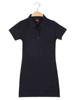 Hangar93 Vestito da bambina in cotone a maniche corte