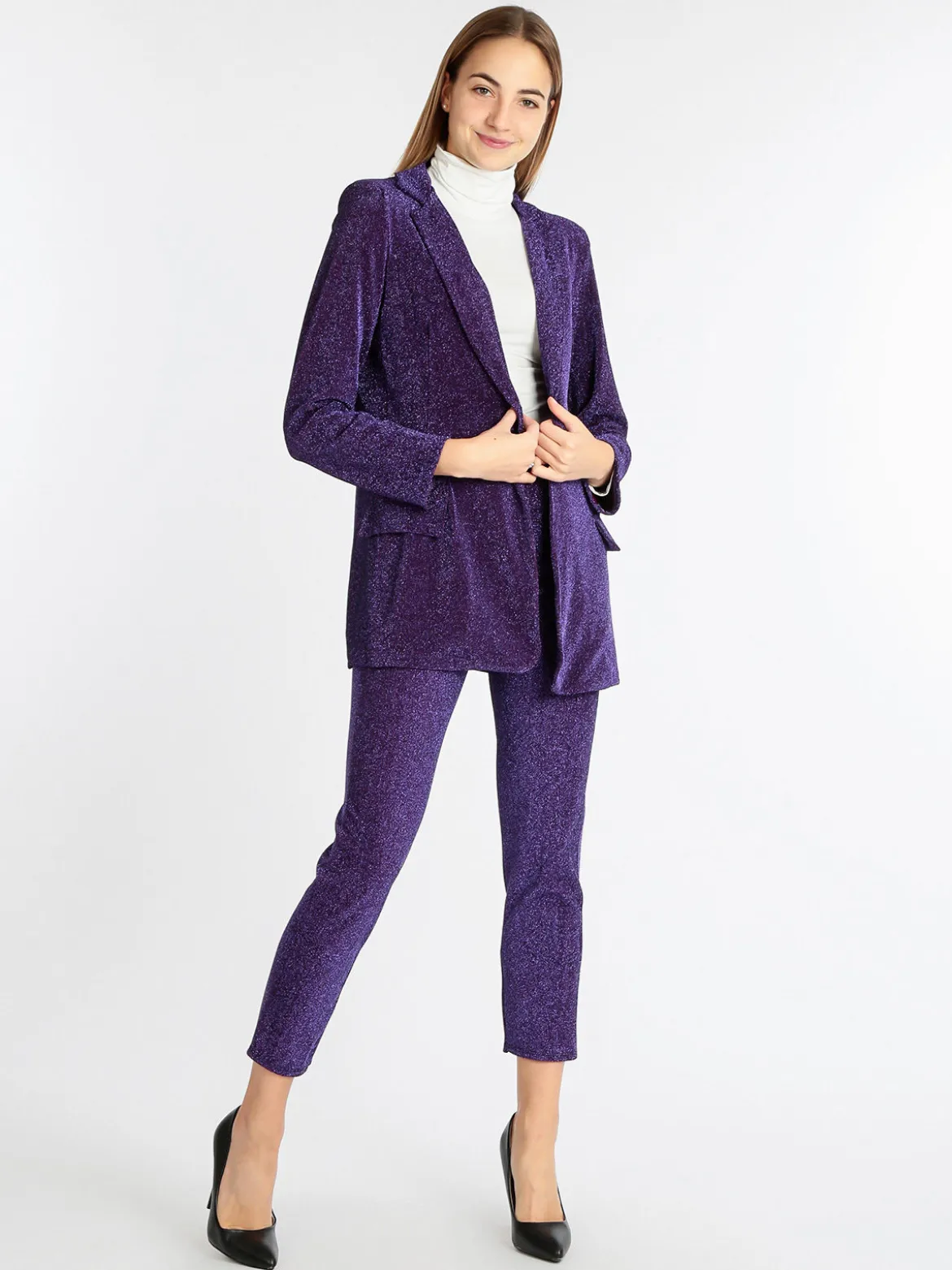 Hdl Milano Blazer donna con lurex