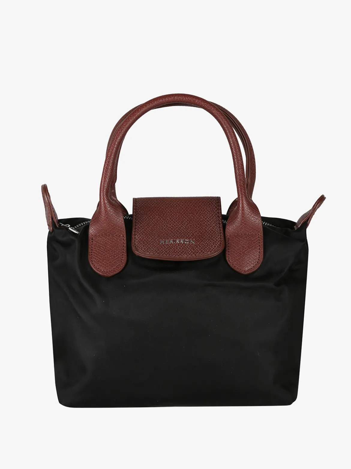Herisson Borsetta donna a mano in nylon - nero