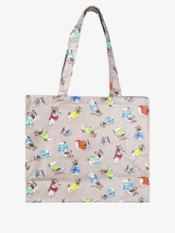 Hernan Borsa shopper della spesa con stampe - taupe