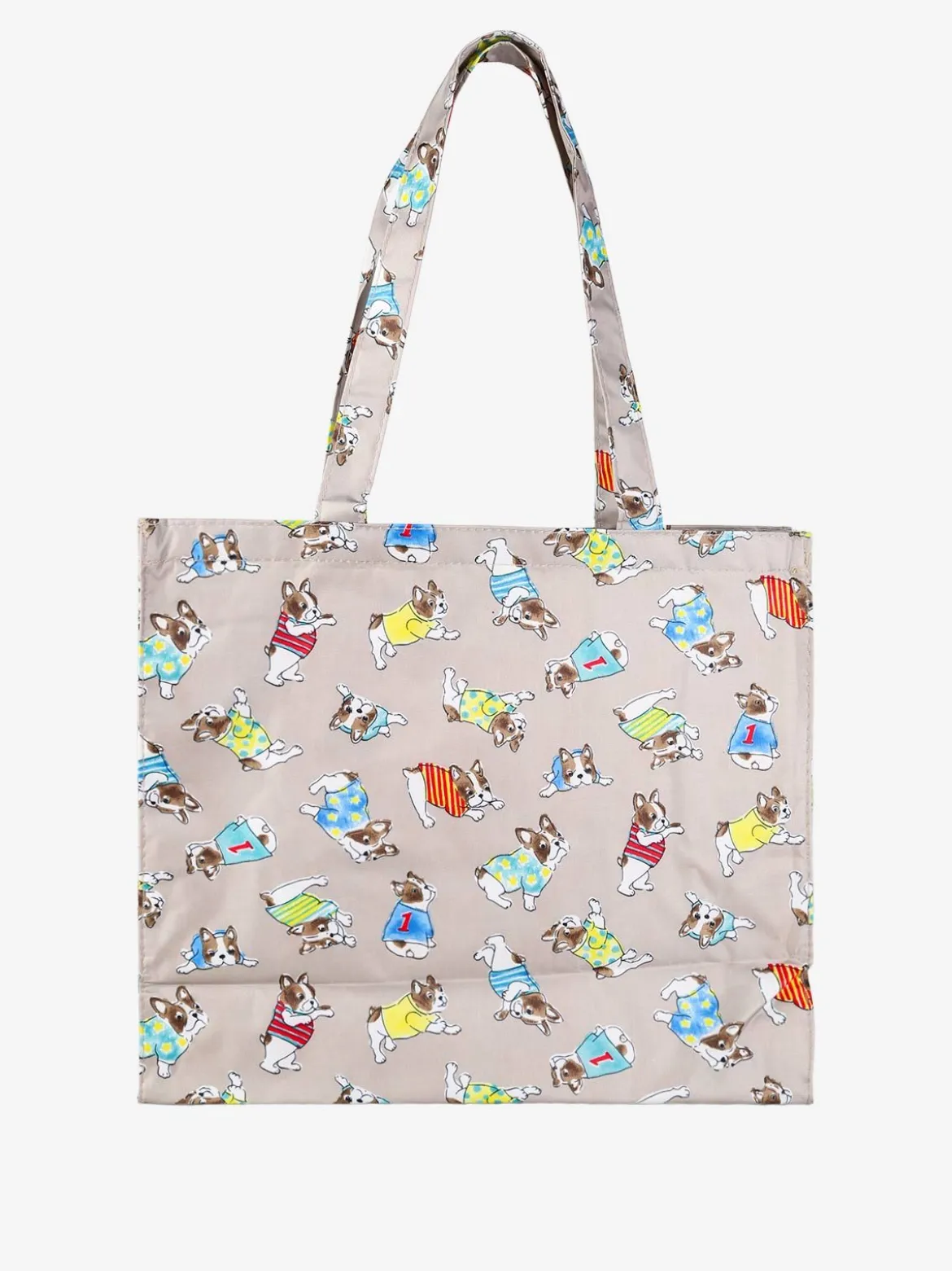 Hernan Borsa shopper della spesa con stampe - taupe