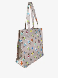 Hernan Borsa shopper della spesa con stampe - taupe