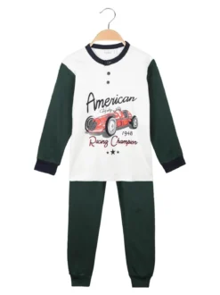 Hooky Pigiama lungo bambino con bottoni
