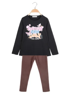 Hope Star Completo 2 pezzi da bambina con leggings pesanti