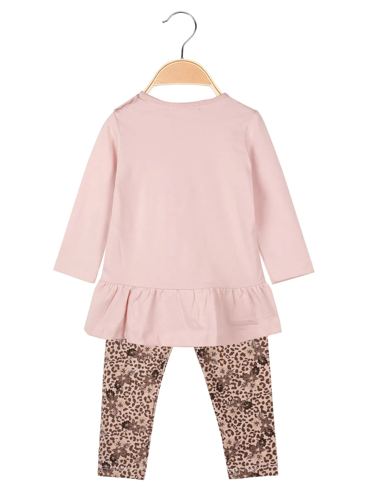 Hope Star Completo 2 pezzi da neonata con maglietta e leggings a fantasia - rosa