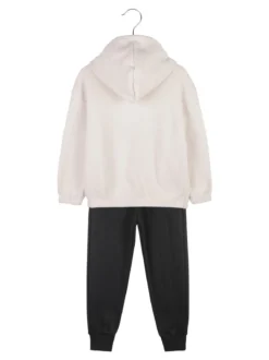 Hope Star Completo tuta da bambina 2 pezzi con felpa in pile con cappuccio e zip