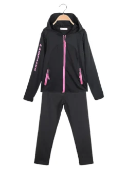 Hope Star Completo tuta sportiva 2 pezzi da bambina con cappuccio e zip