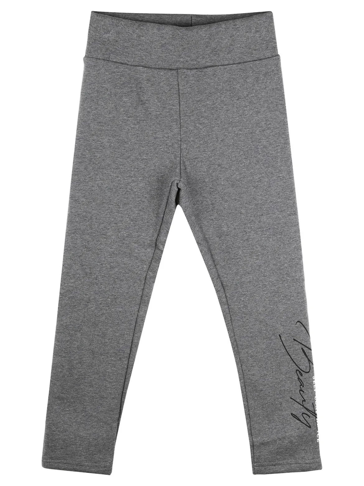 Hope Star Leggings felpati da bambina - grigio scuro