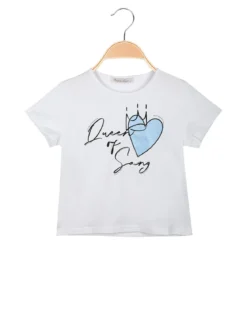 Hope Star T-shirt da bambina con stampa e strass