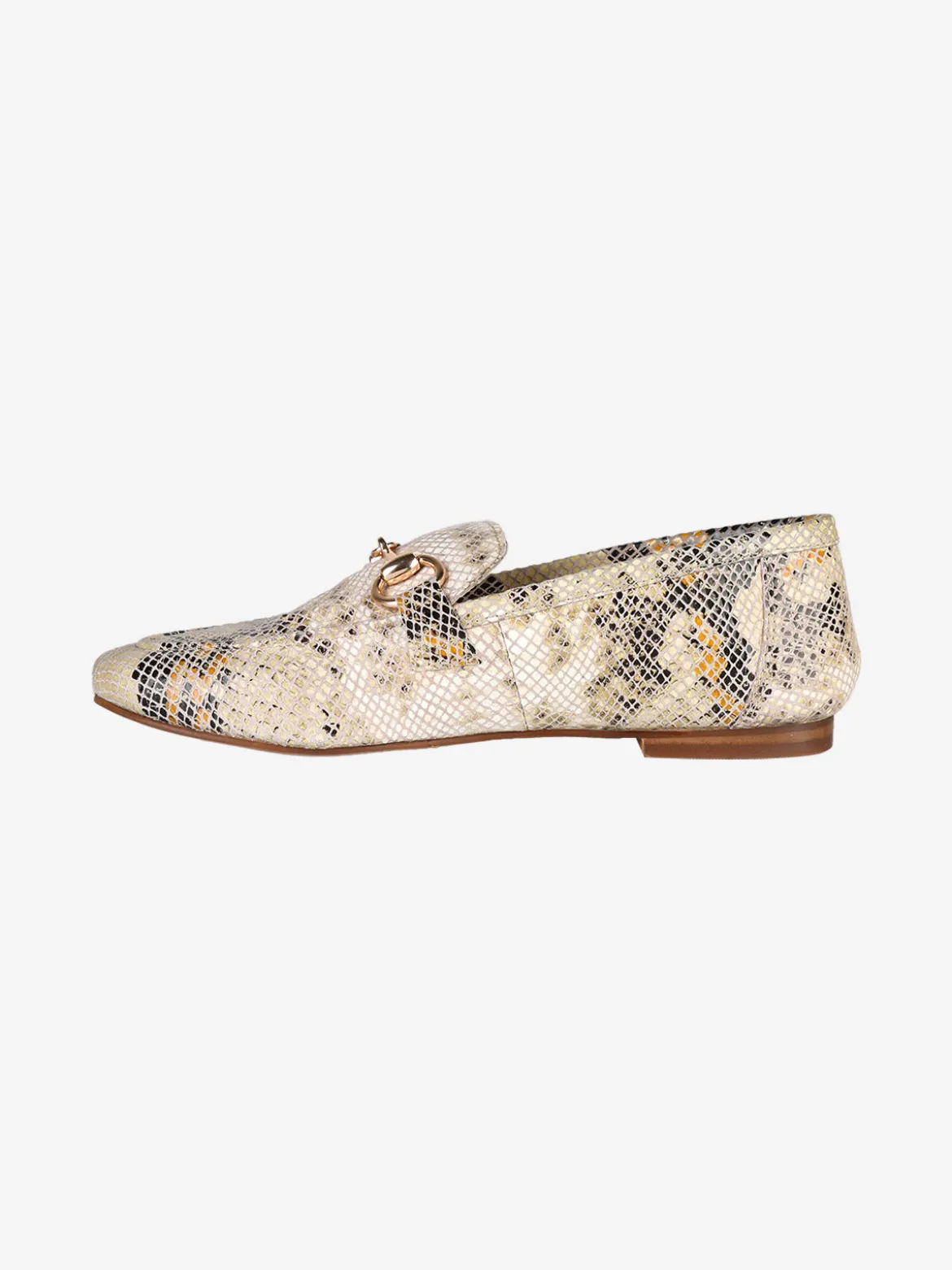 Hosis Mocassini donna in pelle animalier