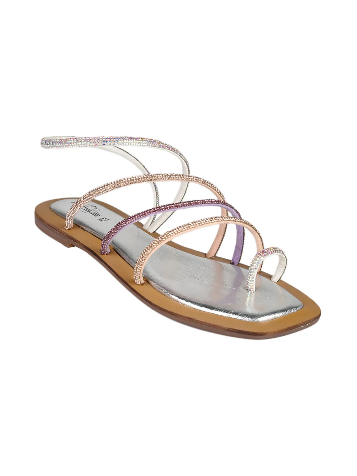 Hosis Sandali donna infrapollice con strass