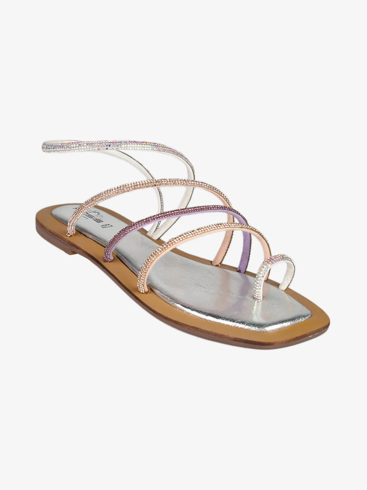 Hosis Sandali donna infrapollice con strass