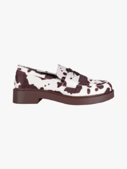 Ideal Shoes Mocassini donna bicolore