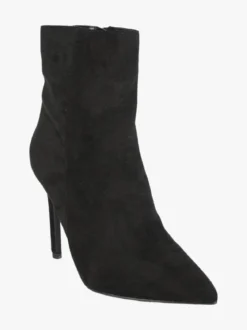Ideal Shoes Tronchetti scamosciati donna con tacco