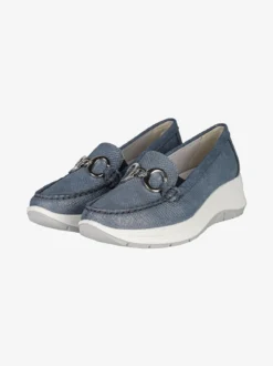 Igi&Co Mocassini donna in pelle con zeppa