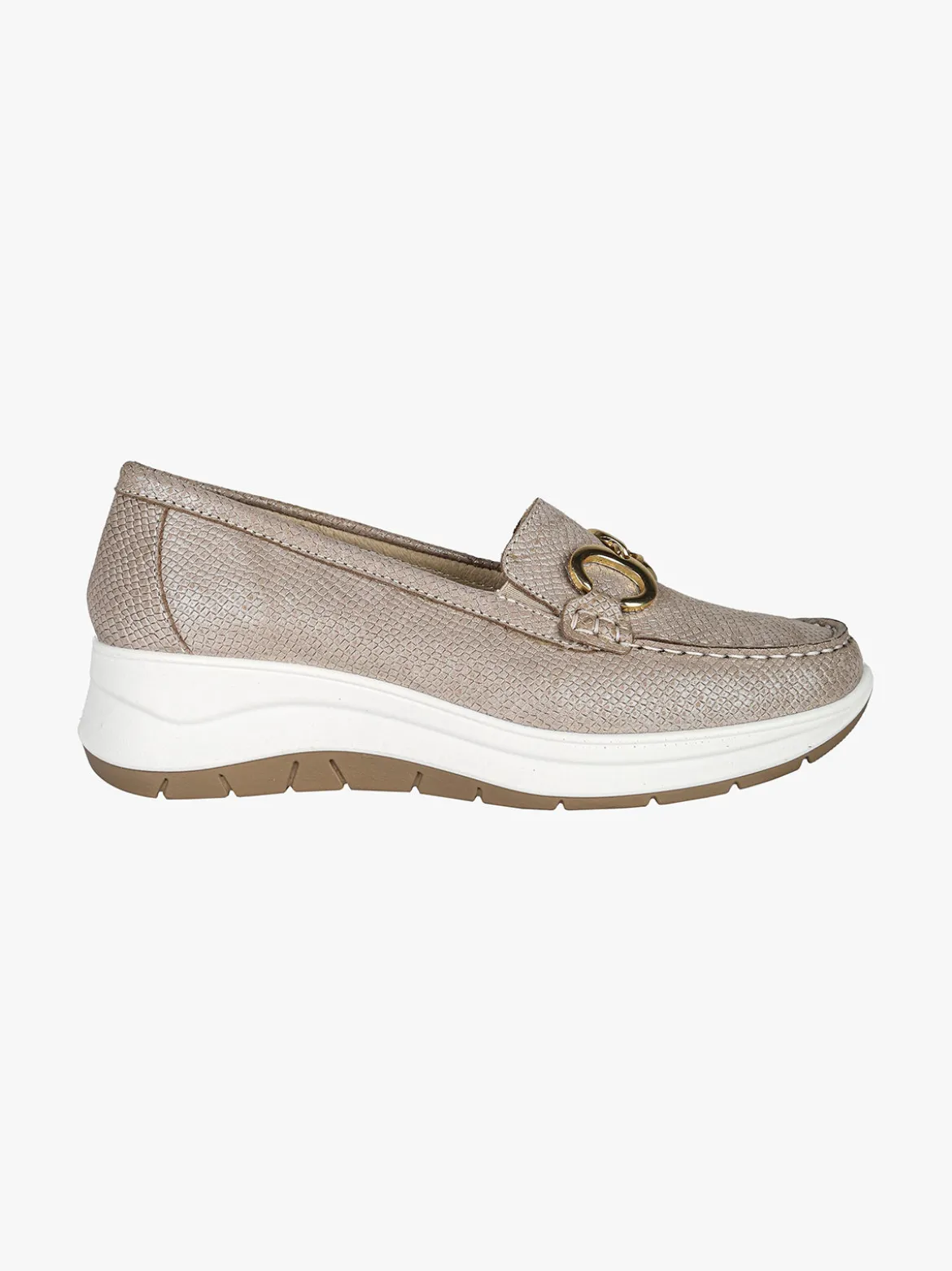 Igi&Co Mocassini donna in pelle con zeppa