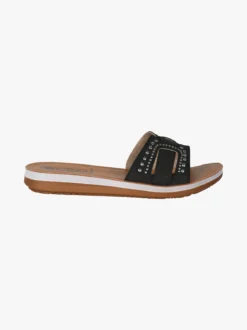 Inblu Ciabatte donna con piccole borchie - nero