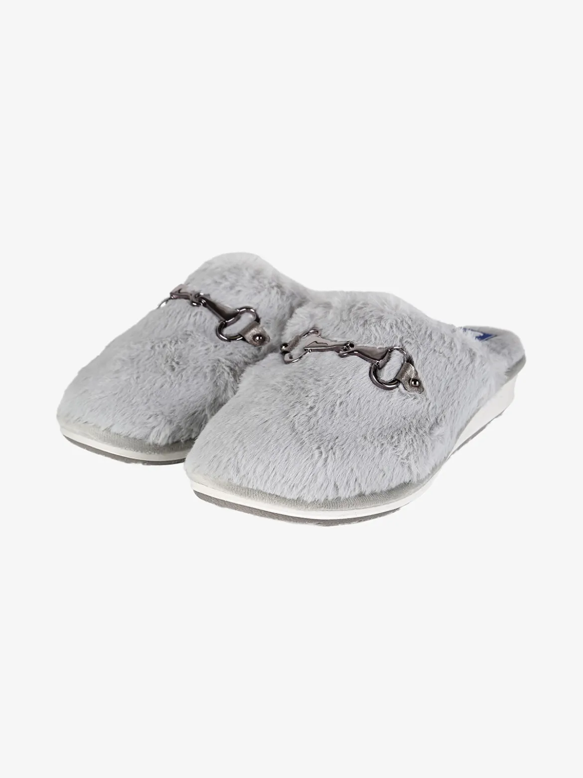 Inblu Pantofole donna in ecopelo con zeppa
