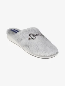 Inblu Pantofole donna in ecopelo con zeppa