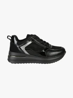 Inblu Sneakers donna stringate con platform - nero