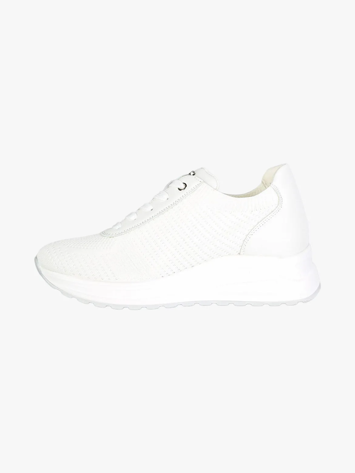 Inblu Sneakers sportive da donna in maglia con air - bianco