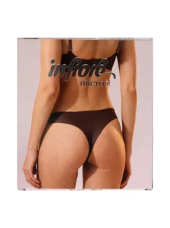 Infiore MICROFIT 02706 Brasiliana mini in microfibra - nero