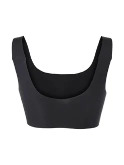 Infiore MICROFIT 01702 Reggiseno top donna imbottito senza ferretto COPPA B - nero