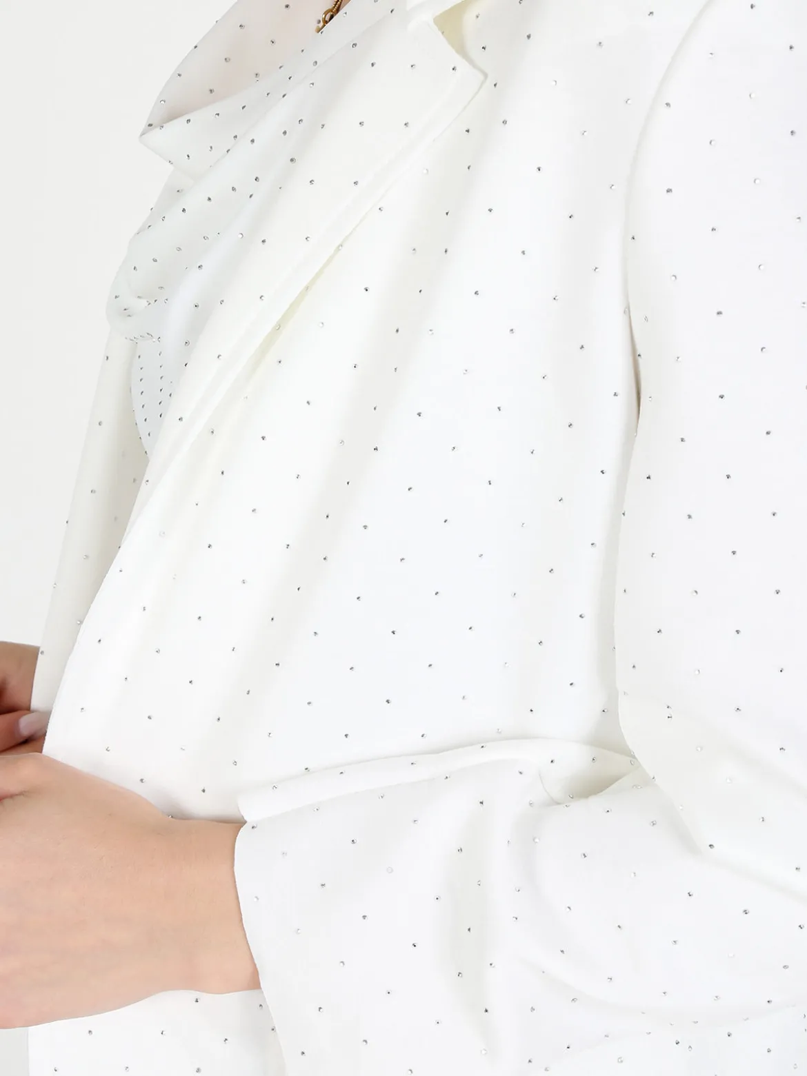Insta Firenze Blazer donna oversize con strass