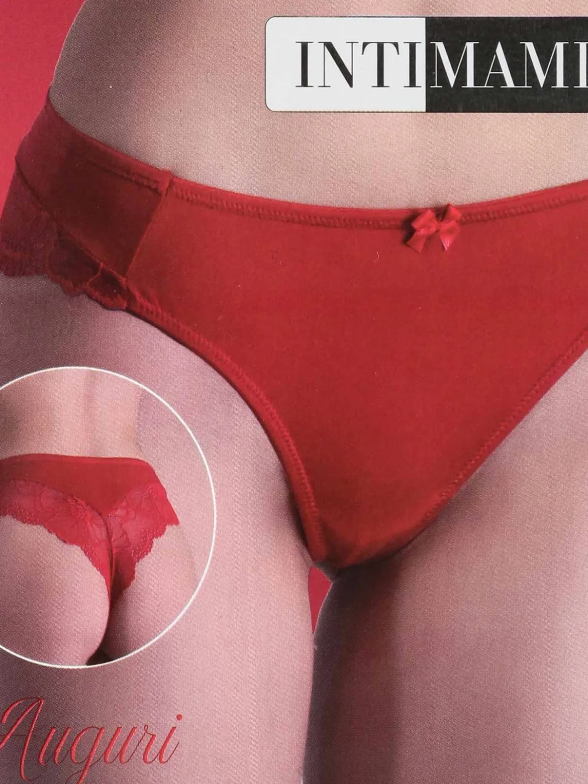 Intimami Brasiliana rossa con pizzo