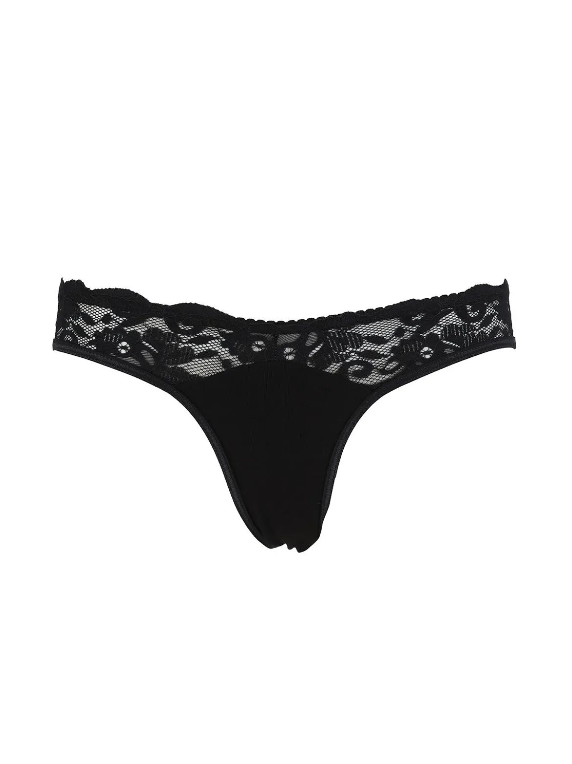 Intimami Coordinato intimo donna in pizzo con top e brasiliana - nero