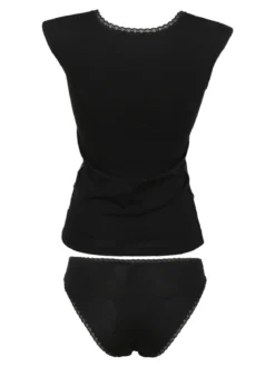 Intimami Coordinato intimo donna nero con pizzo