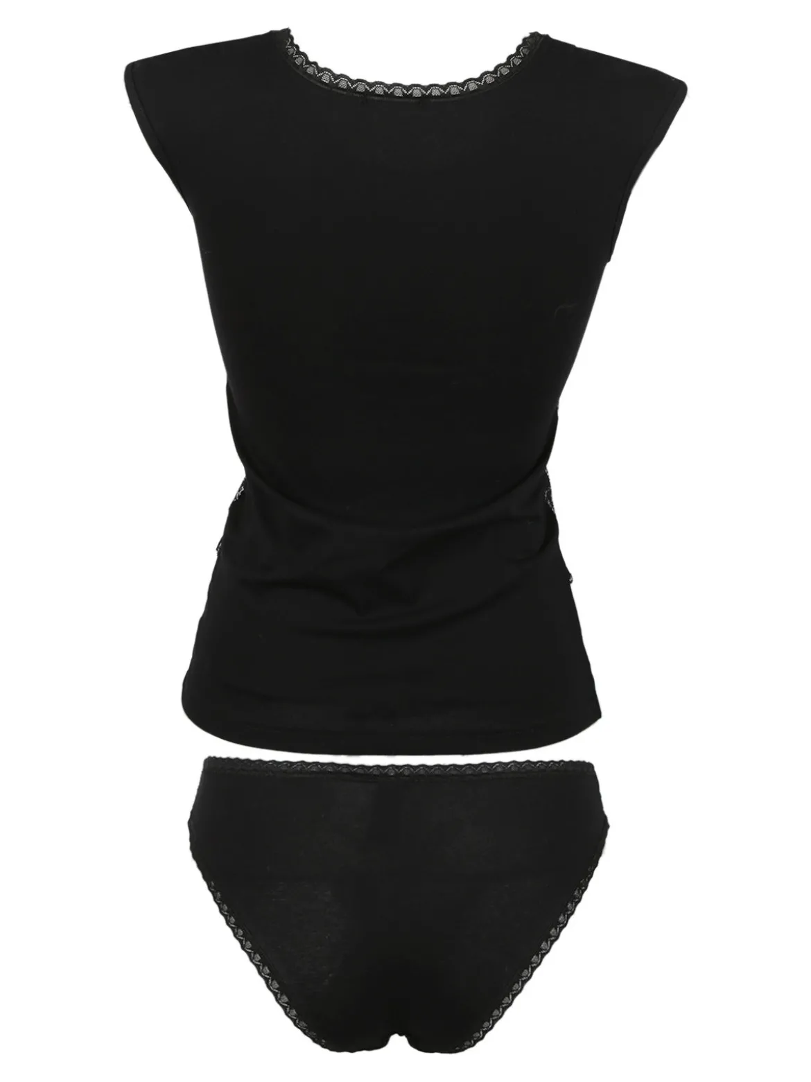 Intimami Coordinato intimo donna nero con pizzo