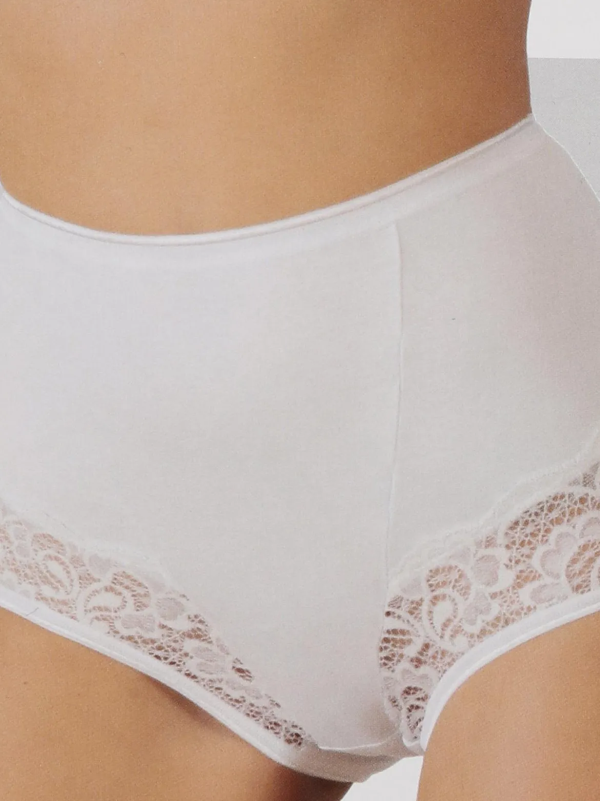 Intimami Culotte in cotone con pizzo