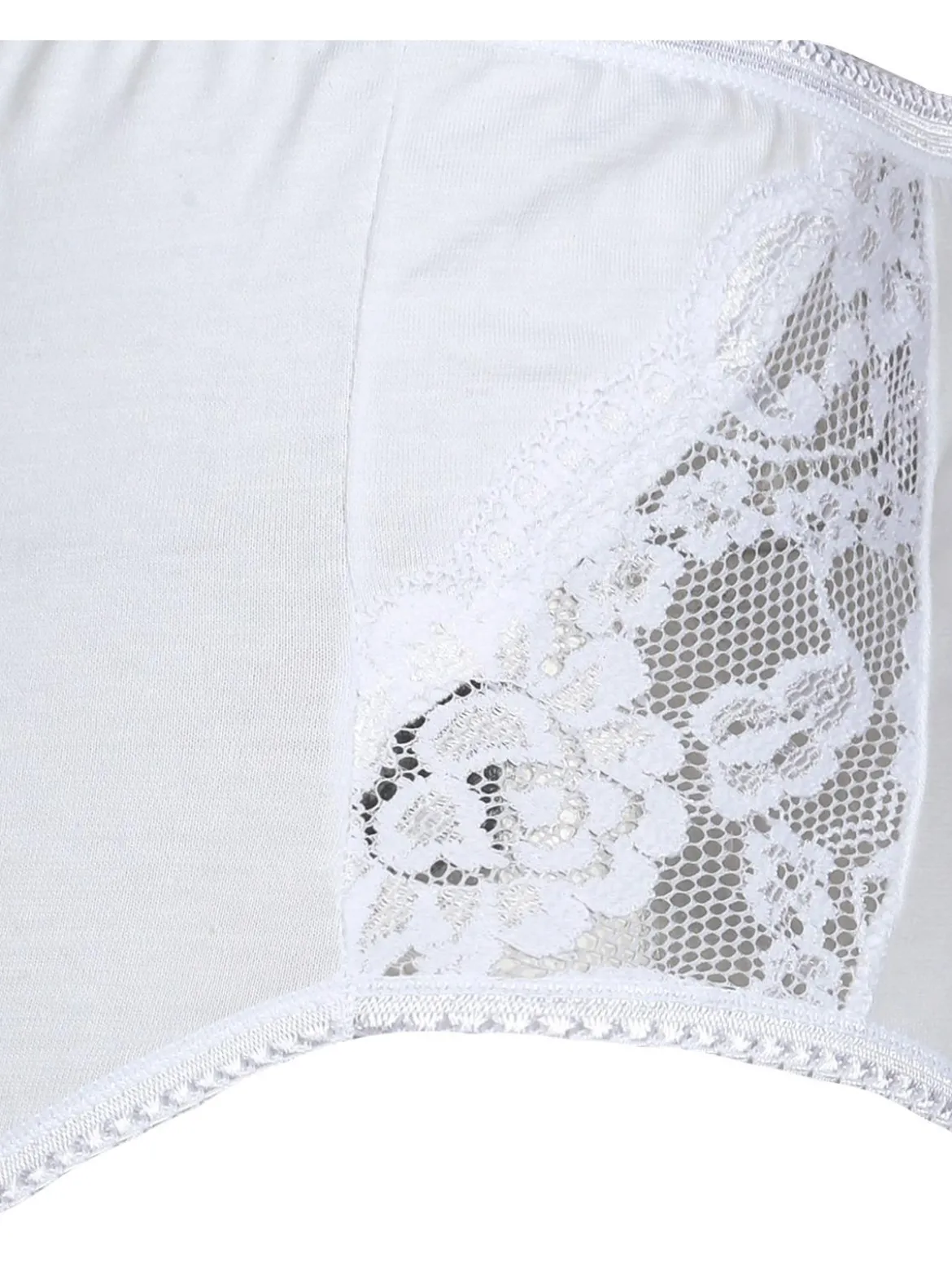 Intimami Culotte in cotone elastico con pizzo