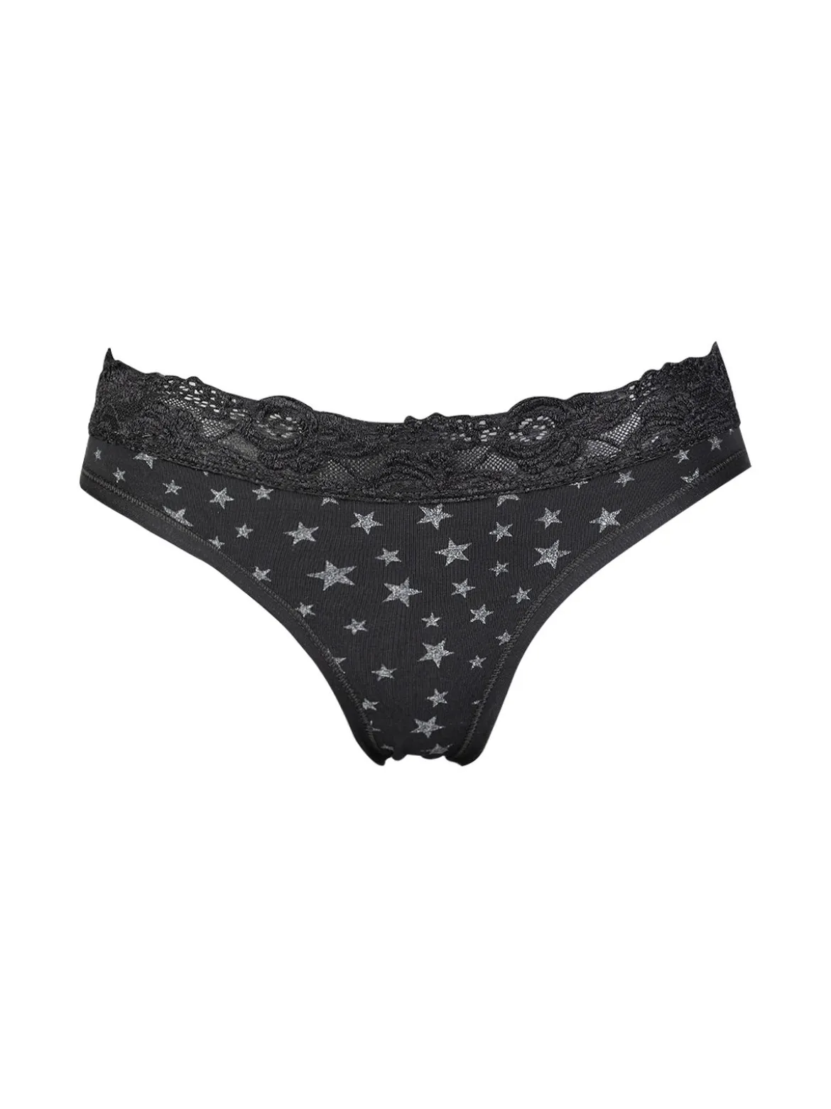 Intimami Slip donna in cotone con pizzo