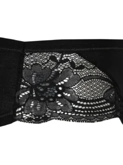 Intimami Slip in cotone bielastico con pizzo