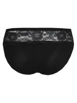 Intimami Slip in cotone con pizzo