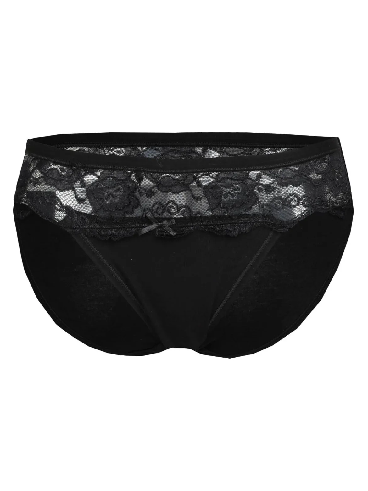 Intimami Slip in cotone con pizzo