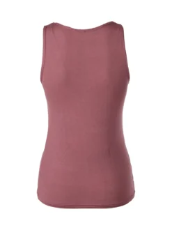 Intimami Top donna a spalla larga con scollo di pizzo - porpora