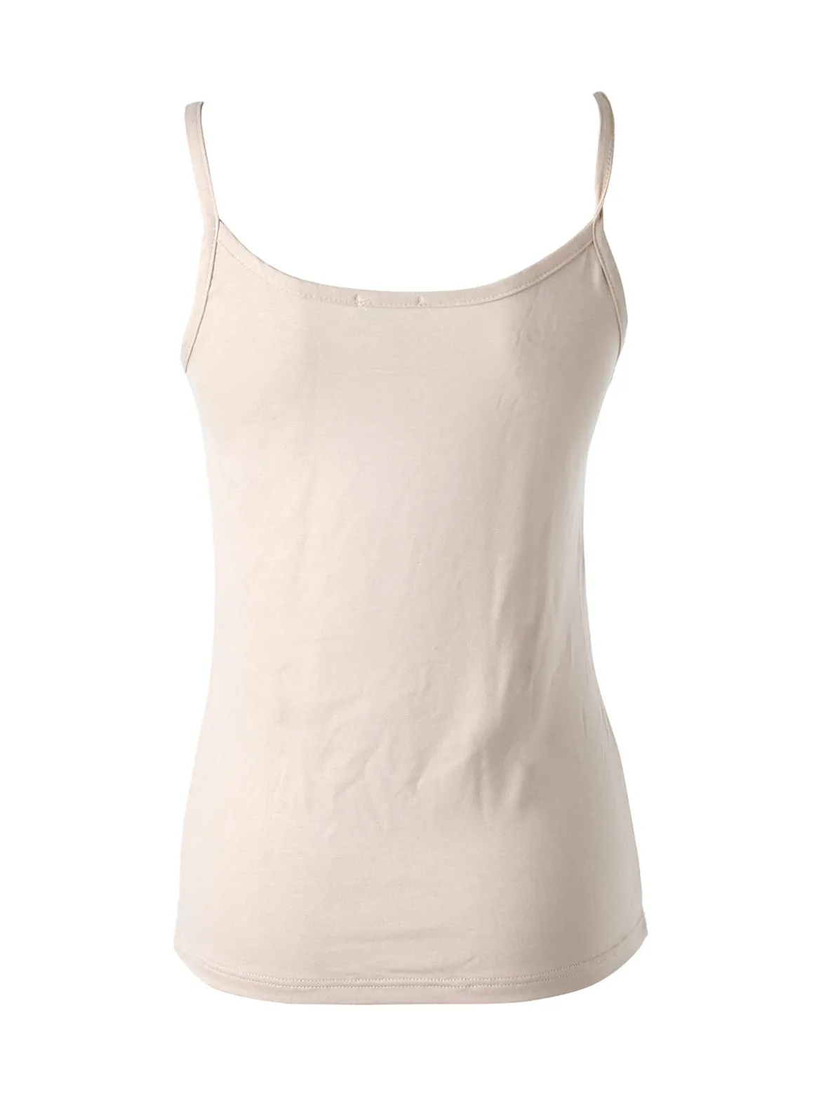Intimami Top donna con spalline sottili e scollo in pizzo - nudo