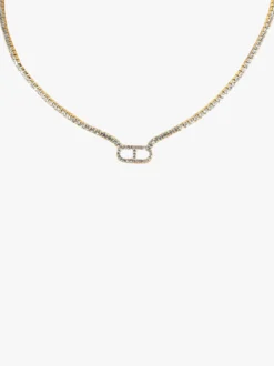 Italian Style Collana donna con strass