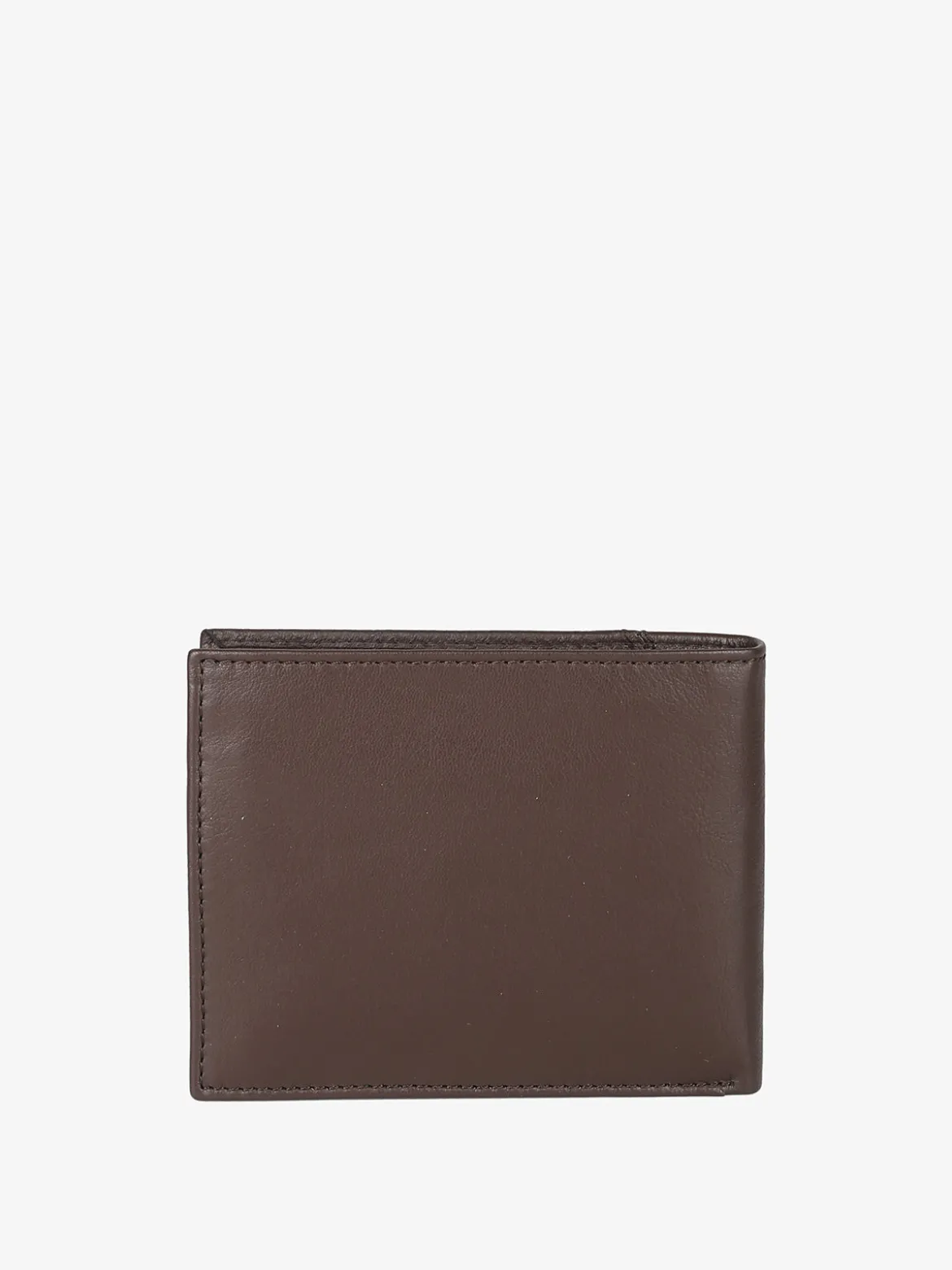 Jaguar Portafoglio da uomo in pelle con logo - moro