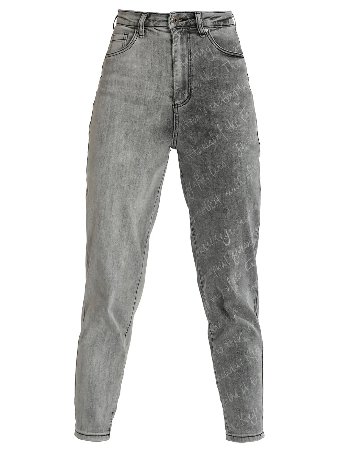 Jeans Louise Francoise Jeans slouchy nero bicolore da donna